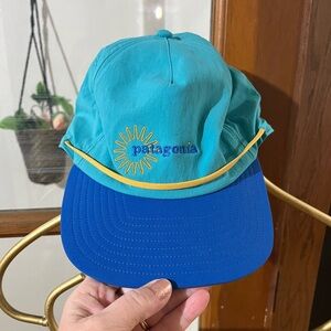 Patagonia Teal and Blue hat
